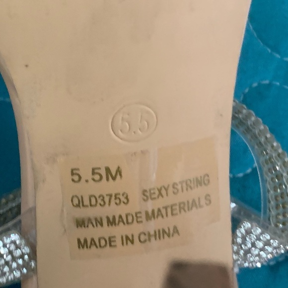CAPE ROBBIN -Rhinestones Clear Straps Heels - Picture 11 of 11